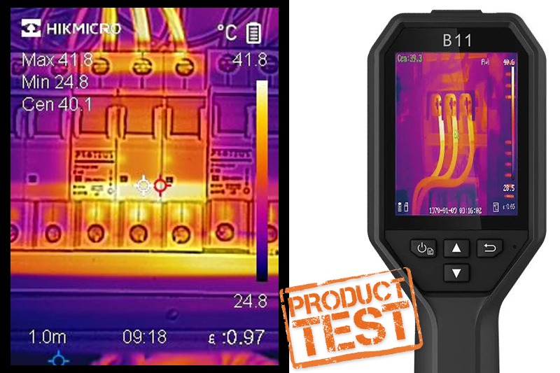 Product Test: HIKMICRO B11 handheld thermography camera