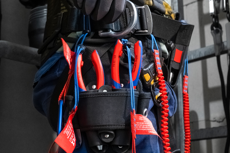 Safety at Height: KNIPEX Tethered Tools