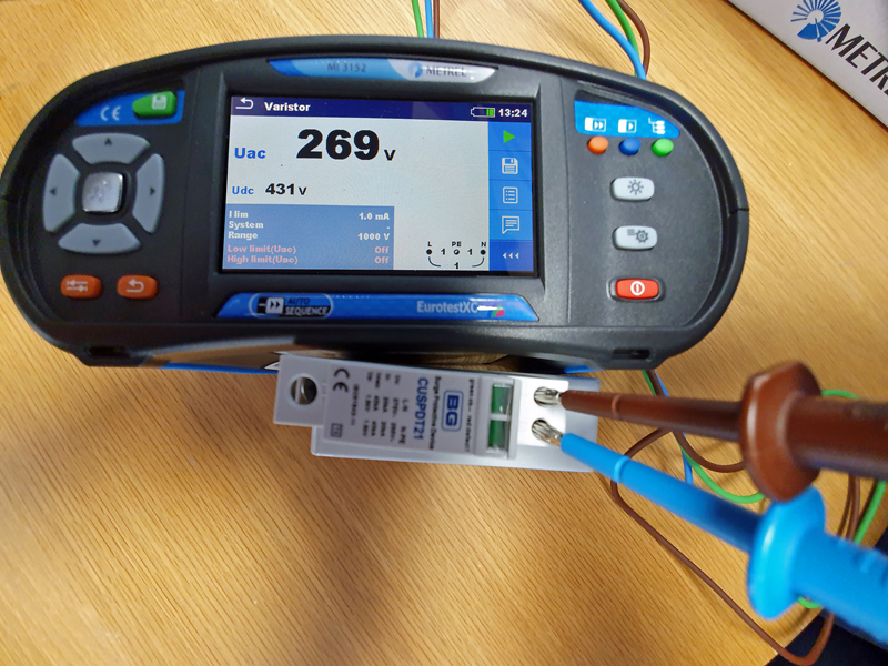 Surge protection devices: can you check them using a MFT? | Metrel