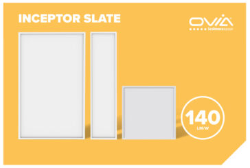 140 Lumen per Watt LED Panels now available from Ovia