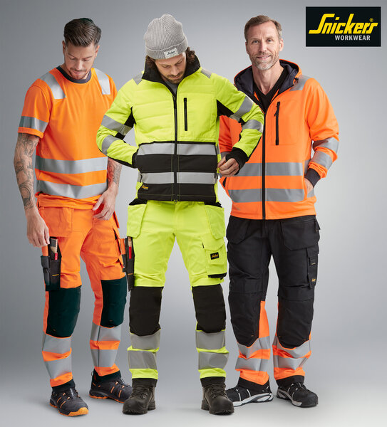 Combining Hi-Vis and sustainability for safety| Snickers Workwear