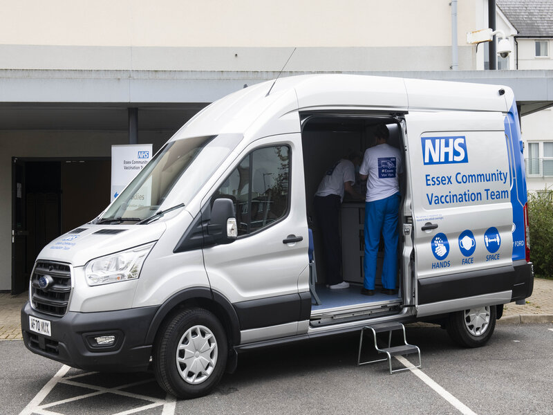 NHS and Ford pilot bespoke Transit van to deliver COVID-19 vaccinations to all communities