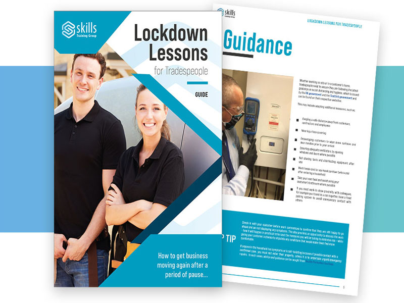 Skills Training Group launches free guide 'Lockdown Lessons for Tradespeople'