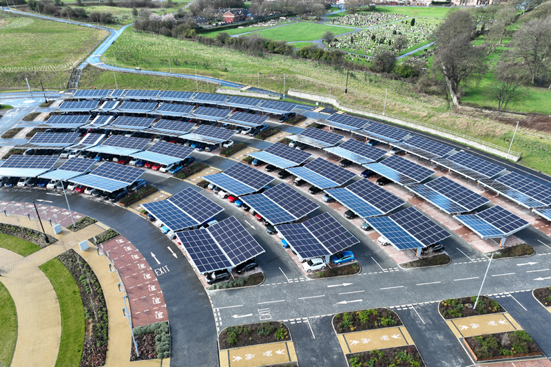 Leeds City Council Opens UK’s First Solar Powered All Electric Park and Ride Site