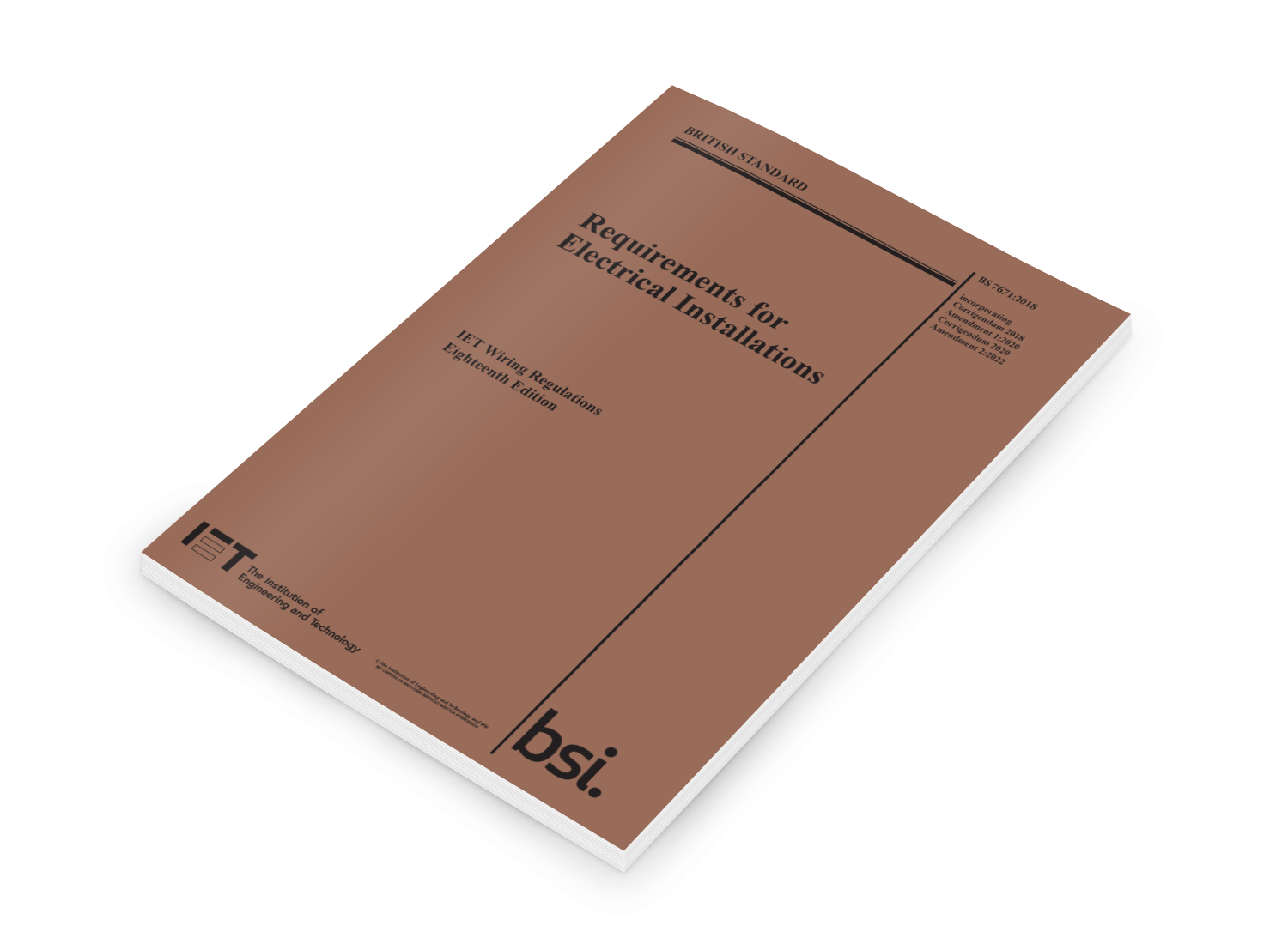 IET & BSI Publish Corrigendum to BS 7671:2018